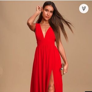 Lulus Red Maxi Dress